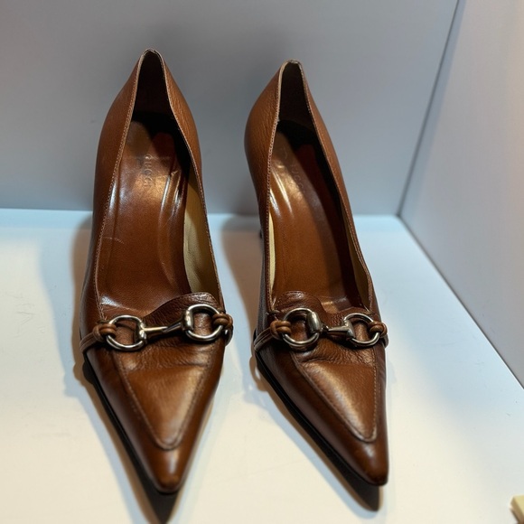 Gucci brown leather size 10.5B - Picture 8 of 8